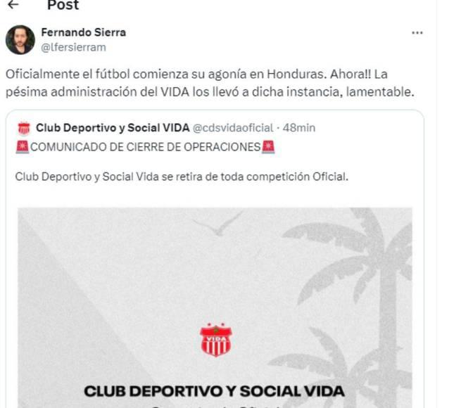 Conmoción por desaparición del CDS Vida: la prensa deportiva de Honduras señala al culpable y lo que pasará