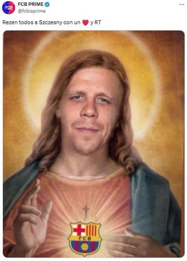 Szczesny Balón de Oro: los memes que dejó el triunfo de Barcelona ante Benfica en la Champions