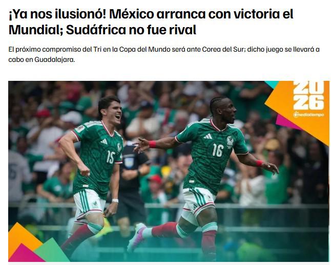 Prensa reacciona sobre México tras su debut en el Mundial: No va a trascender