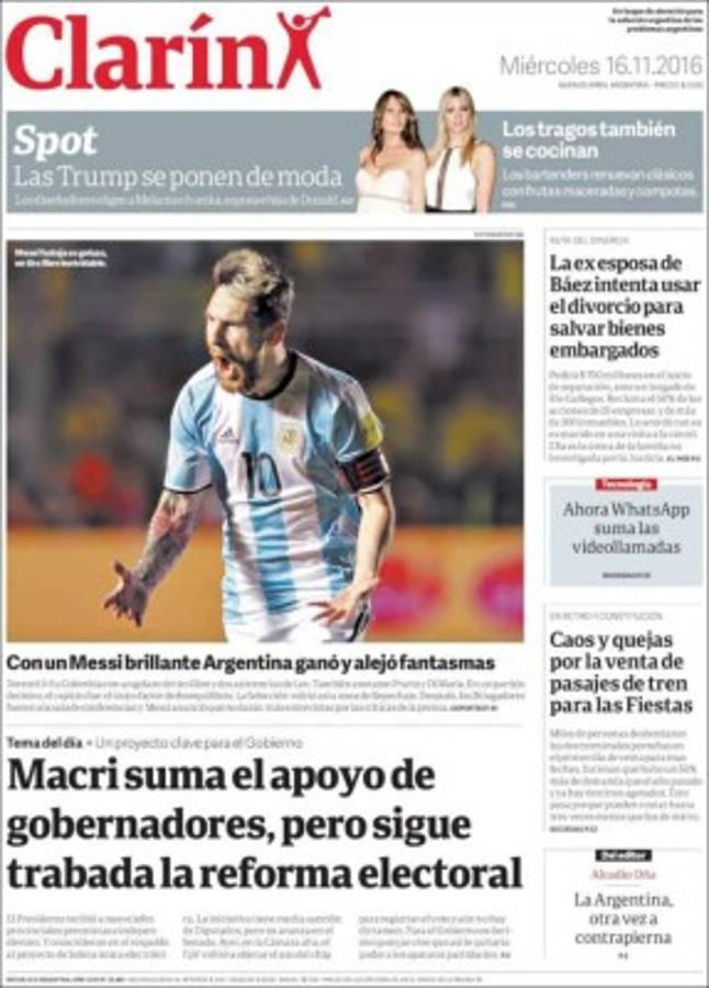 ¡CALIENTE! Las portadas que dejó la fecha de eliminatoria mundialista