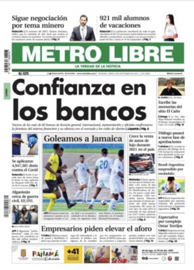 'Punto amargo', 'Poca magia', 'Panamá ilusiona', 'decepción tica': las portadas de los diarios en Concacaf