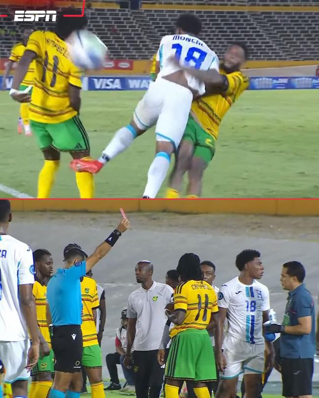 Honduras acudirá a Concacaf tras la polémica expulsión de Dereck Moncada ante Jamaica