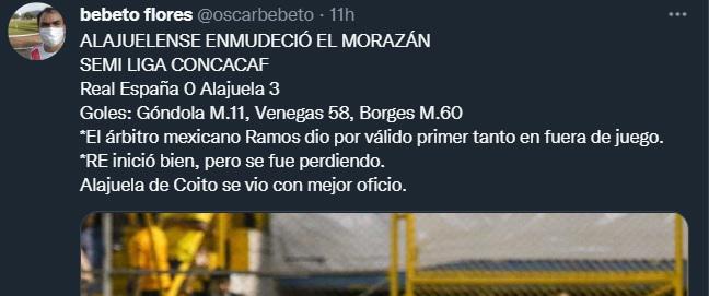 “El fútbol tico es el mejor de la región”, “Absolutamente vergonzoso”, “Adiós Real España”: Prensa hondureña opina tras el duro revés aurinegro