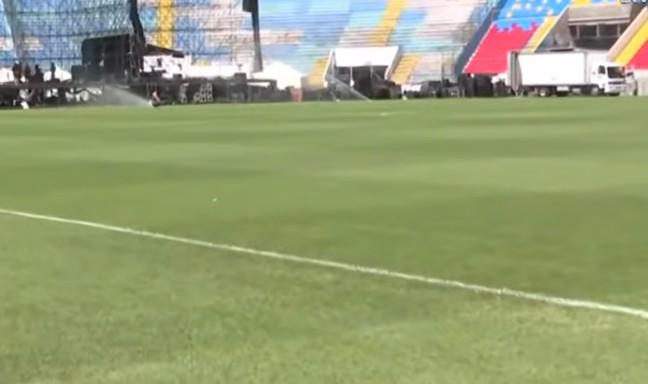 ¿Peligra el Motagua vs Real España? Así quedó la grama del Estadio Nacional Chelato tras el concierto de Grupo Firme