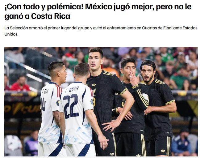 Se libra de Estados Unidos: prensa mexicana reacciona por el polémico empate ante Costa Rica y esto dijo Faitelson