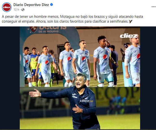 Lo que dice la prensa deportiva tras el debut de Diego Vázquez con Motagua: “Más de lo mismo” y “no está para campeón”