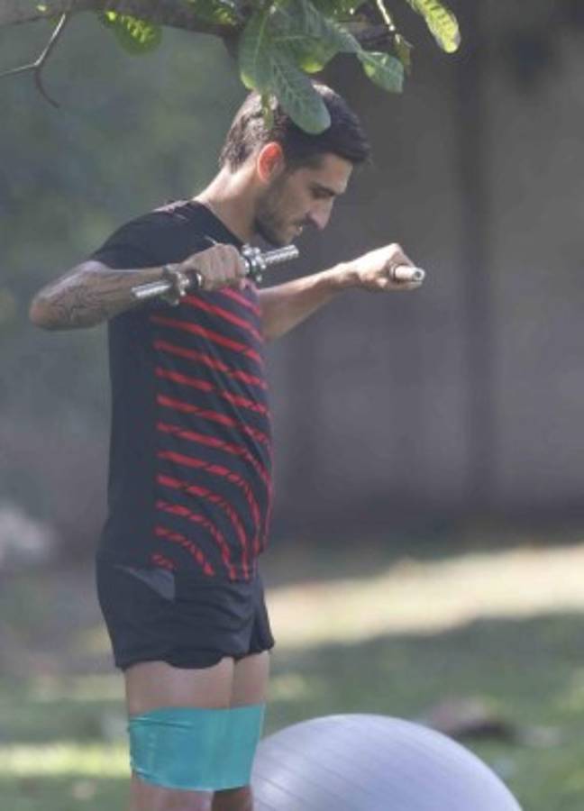 FOTOS: La forma en la que Luciano Ursino se está recuperando en Real España