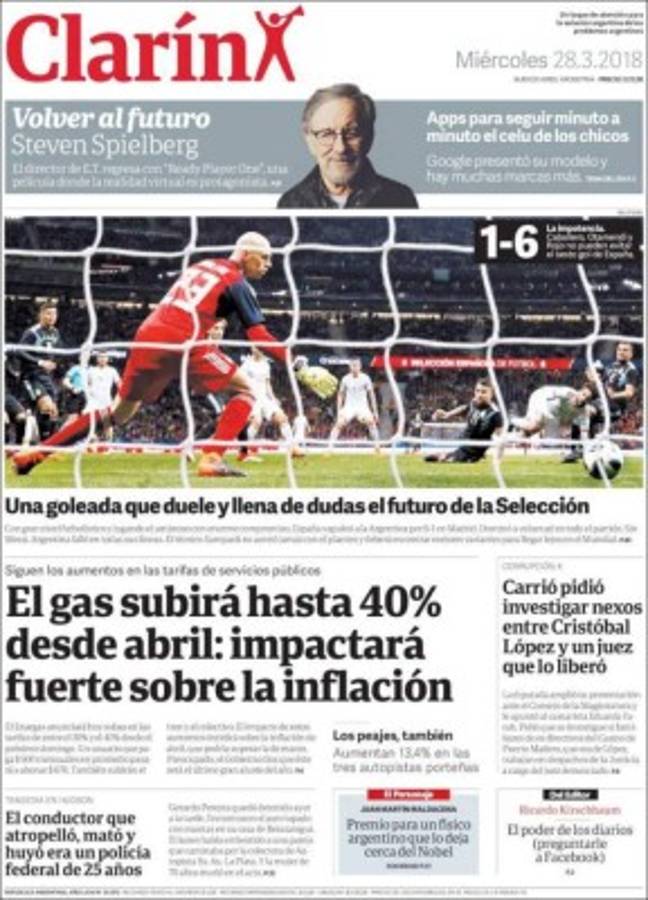 Sin piedad las portadas contra Argentina: 'Vergüenza mundial y Sampaliza'