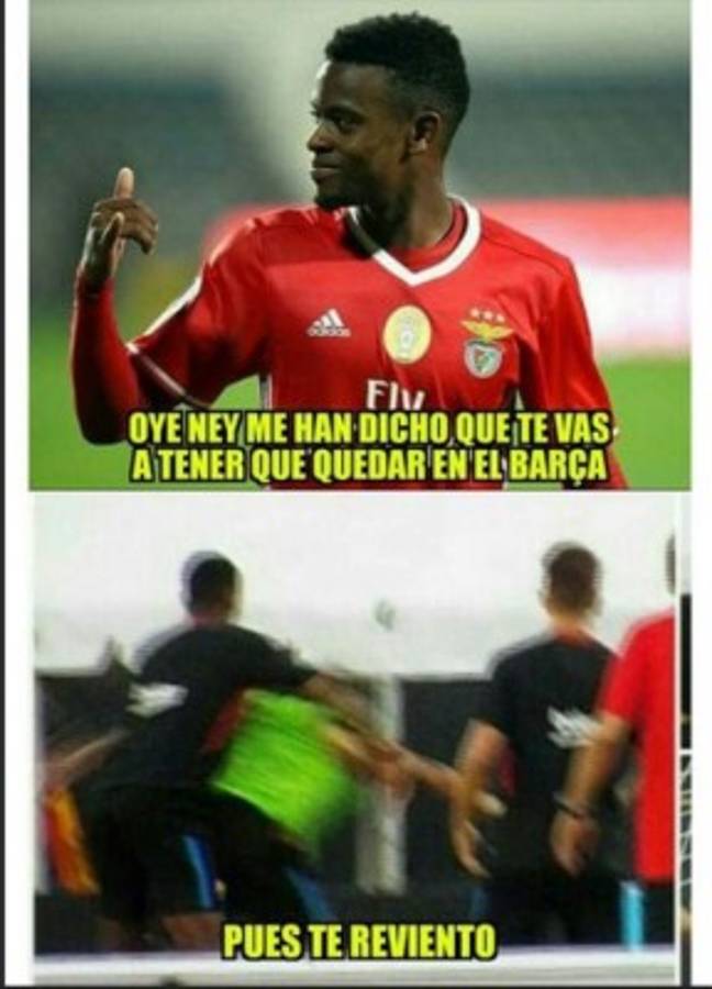 ¡NO PERDONAN! Los memes de la pelea entre Neymar y Semedo