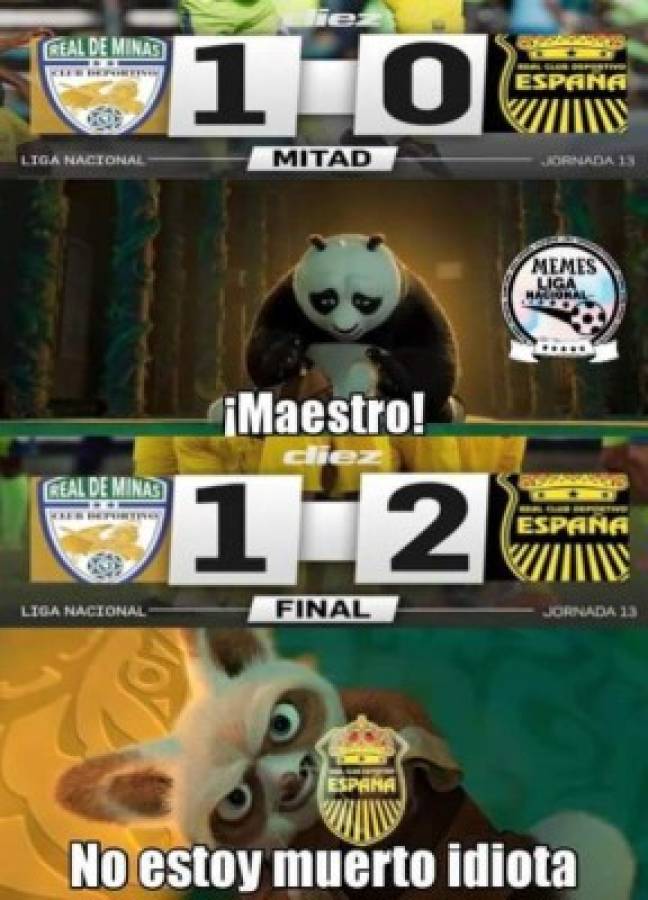 Los memes destrozan al Motagua tras caer en el clásico ante Olimpia en Comayagua