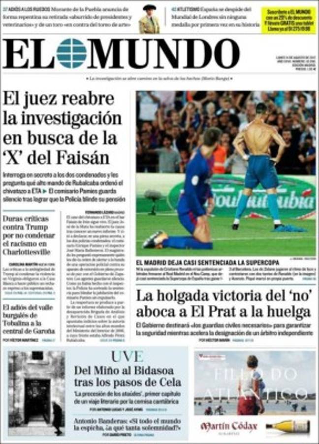 ¿Y Messi? Las portadas de los diarios más importantes en el mundo se rinden a Cristiano