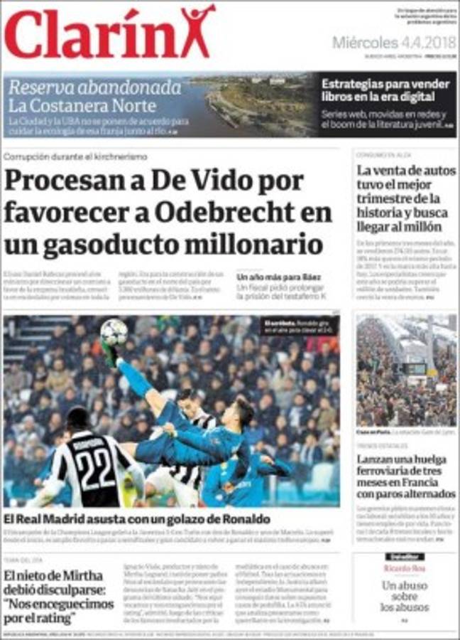 'Cristiano tocó el cielo', Ronaldo se lleva las portadas de los diarios por el mundo