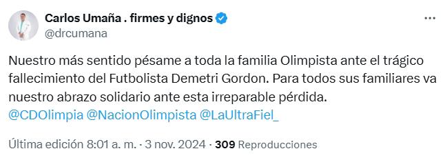 “Su sueño era construirle una casita a su mamá”: jugadores y prensa deportiva reaccionan por la muerte de Demetri Gordon