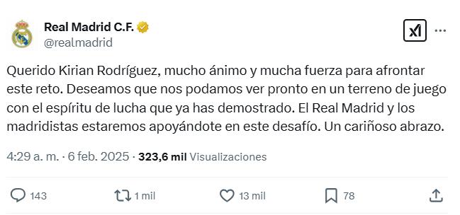 “He recaído del cáncer”: el mundo del fútbol se vuelca para apoyar al capitán de Las Palmas y el mensaje del Real Madrid