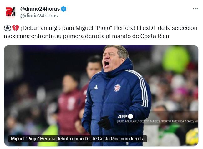 Miguel “Piojo” Herrera sufrió goleada en su debut ante USA: lo que dicen en Costa Rica y el único jugador que lo “enamoró”