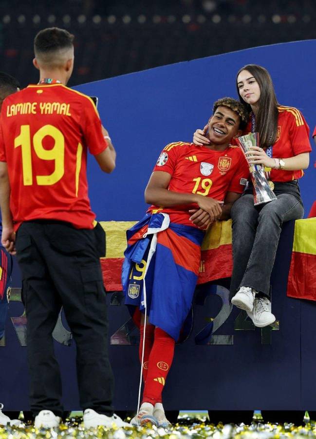 Así es la bella y ‘misteriosa’ novia de Lamine Yamal, la perla de España: ¡captados acaramelados en la Eurocopa!
