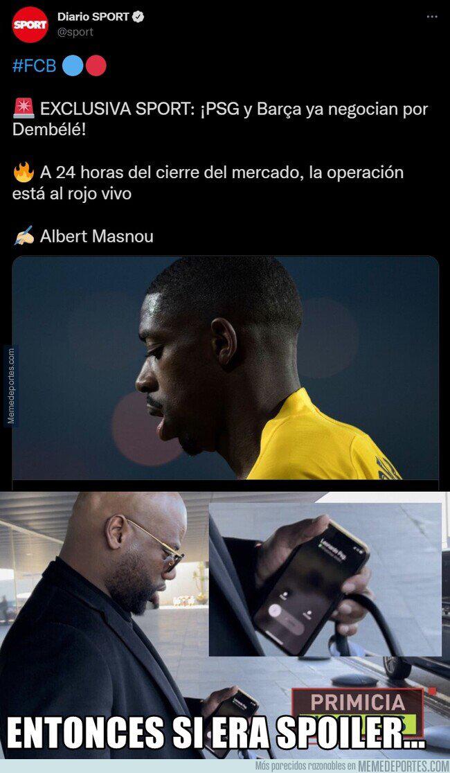 Los jocosos memes que dejó el cierre del mercado de fichajes: Aubameyang y Dembélé son víctimas
