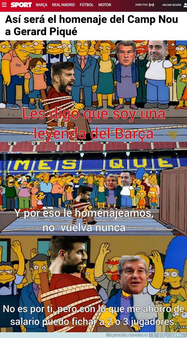 No perdonan a nadie: Los jocoso memes que dejó el último partido de Gerard Piqué con el FC Barcelona
