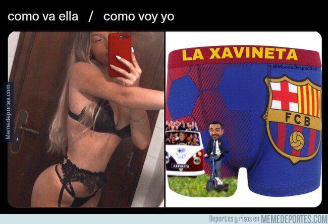 Los jocosos memes que dejó el empate de Barcelona contra el Eintracht Frankfurt: No perdonan a la Xavineta
