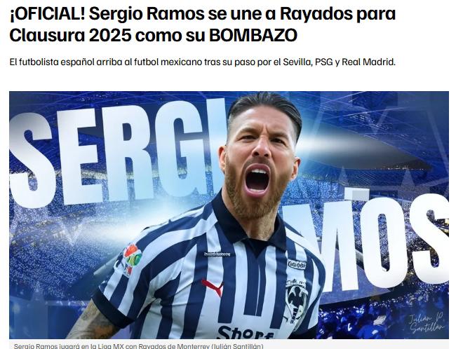 ¿Qué dijo Faitelson? La prensa reacciona por el fichaje de Sergio Ramos con Monterrey y se confirma cuándo llega a México