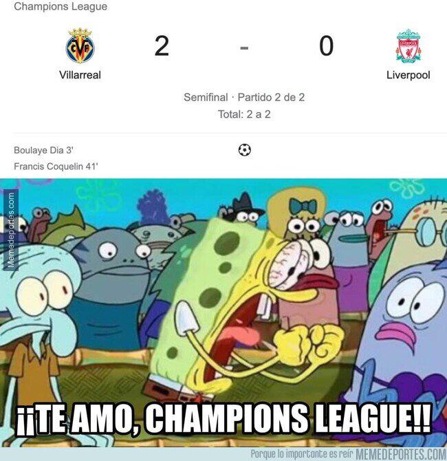 Liverpool se convierte en el primer finalista de la Champions, pero no se salva de los memes