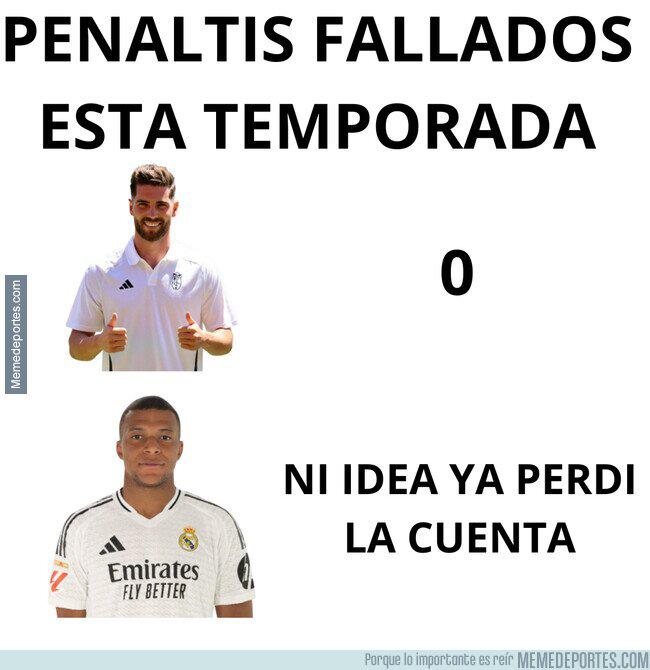 Los memes destrozan a Mbappé por fallar otro penal y al Real Madrid tras perder ante el Athletic Bilbao en LaLiga