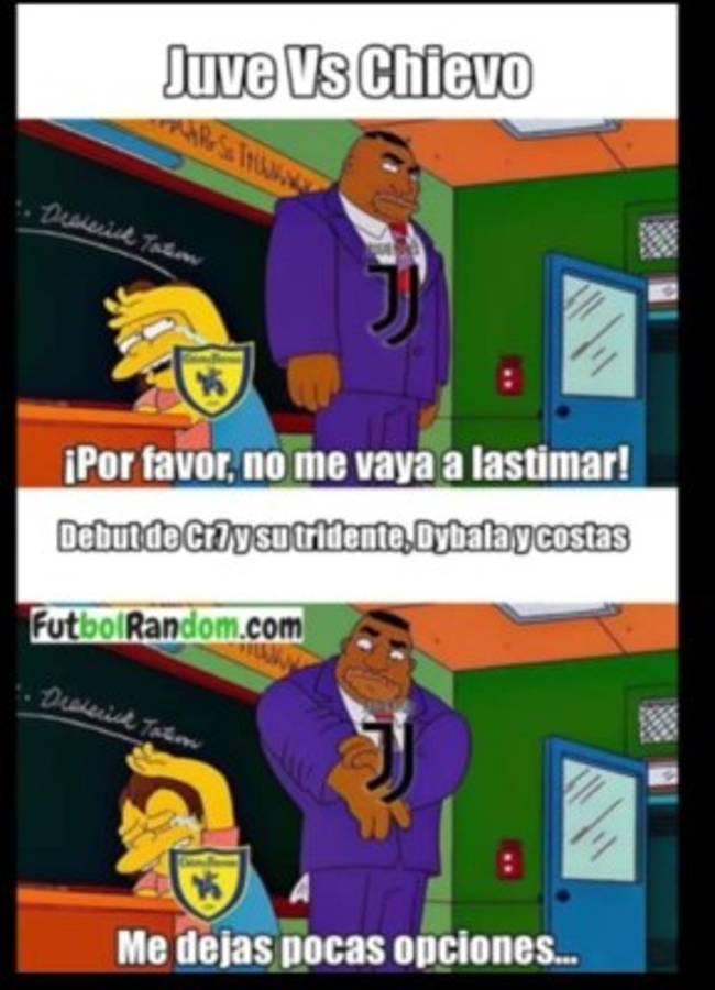 Los mejores memes del debut de Cristiano Ronaldo en Italia con la Juventus