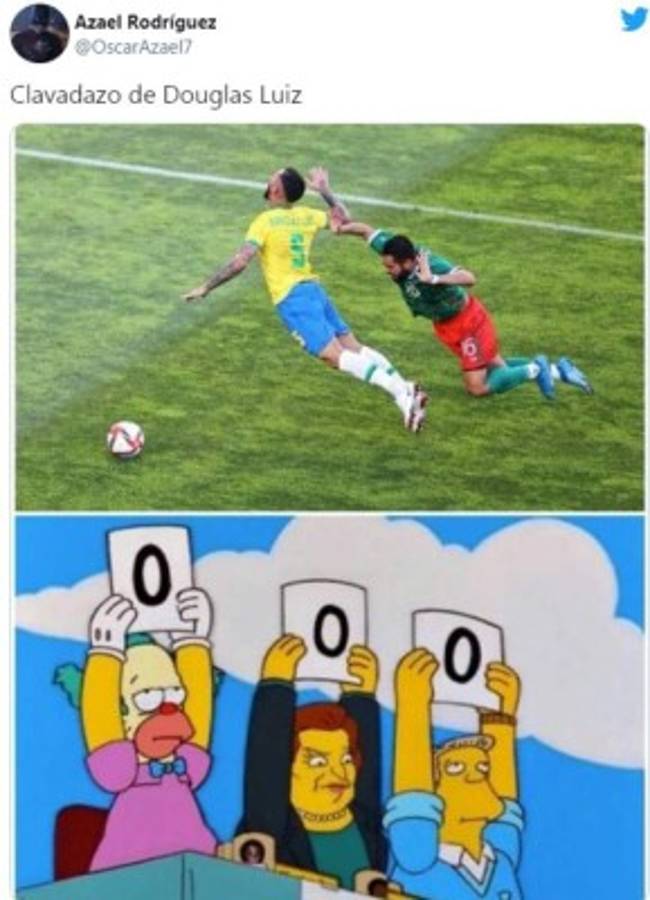 Los memes destrozan a México tras perder con Brasil en semifinales de los Juegos Olímpicos