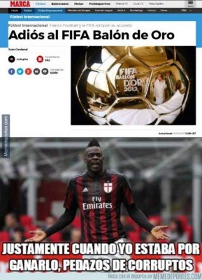 Los mejores memes que dejó el viernes en el mundo del fútbol