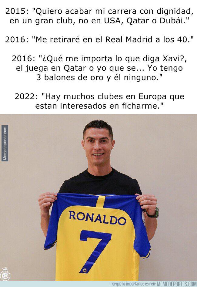 Cristiano Ronaldo fue fichado por el Al Nassr de Arabia Saudita y lo destrozan con memes