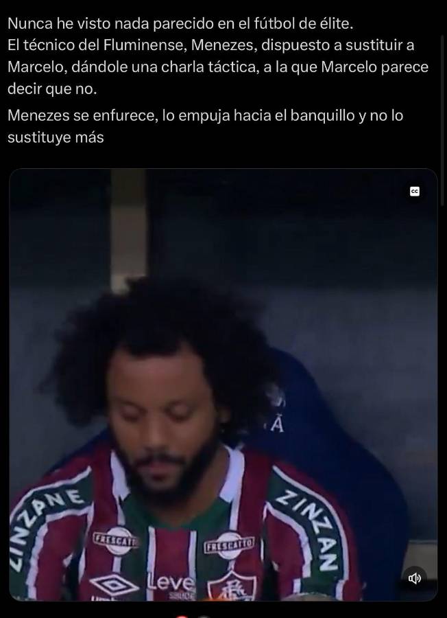 “Demasiada leyenda para un club tan chico” y “falta de respeto”: critican a Fluminense por echar a Marcelo