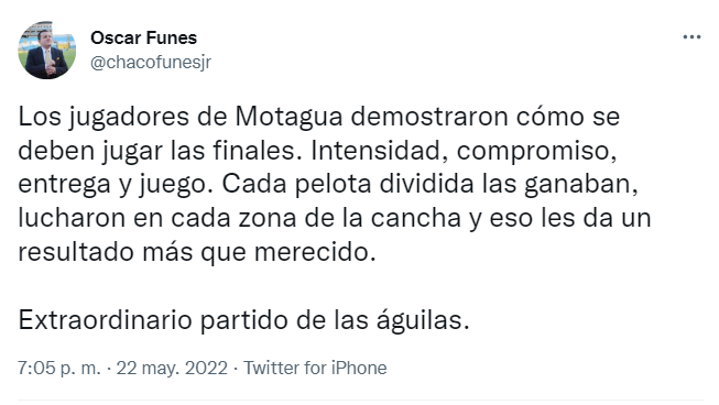 Tajantes: periodistas reaccionan tras el baile que le dio Motagua a Real España en la final de ida