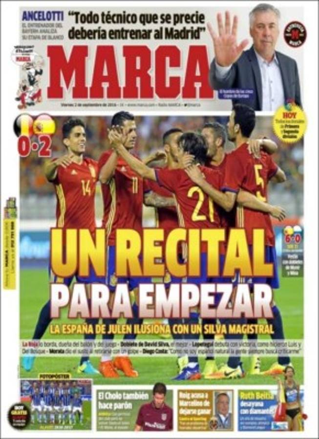 Las portadas de los diarios centroamericanos y del mundo sobre la jornada de eliminatoria