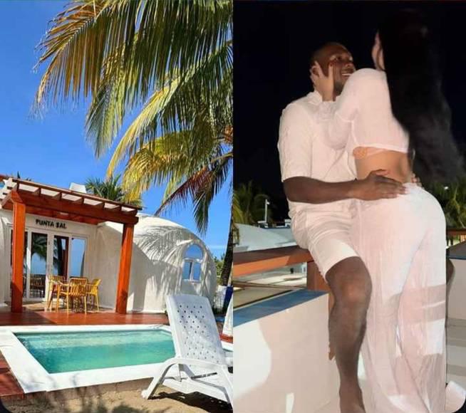 Despampanante novia de futbolista de Marathón cautiva en playas de Honduras ¿Dónde fueron a vacacionar?