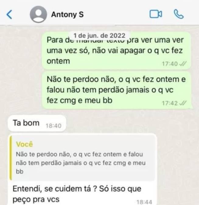 Filtran chats y fotos de brasileño Antony contra su expareja: “Vete a la m.....”; La Selección de Brasil lo echó para las eliminatorias