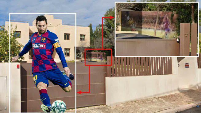 Sigue la polémica: el árbitro que expulsó a Bellingham tiene un mural de Messi con el Barcelona en el jardín de su mansión
