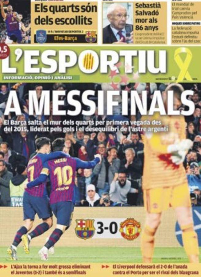 Las portadas del mundo que alaban a Messi y destrozan a Cristiano tras el fracaso en Champions