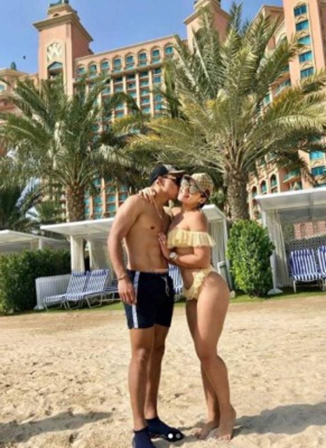 La sexy esposa de Emilio Izaguirre deslumbra en Dubai con su figura