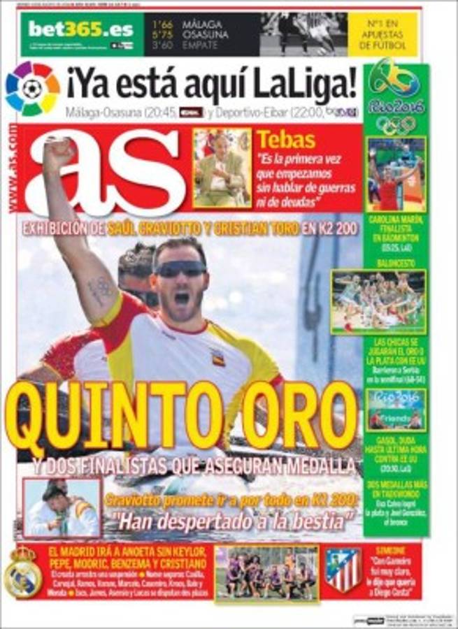 Las portadas más destacadas del mundo se rinden a Usaín Bolt