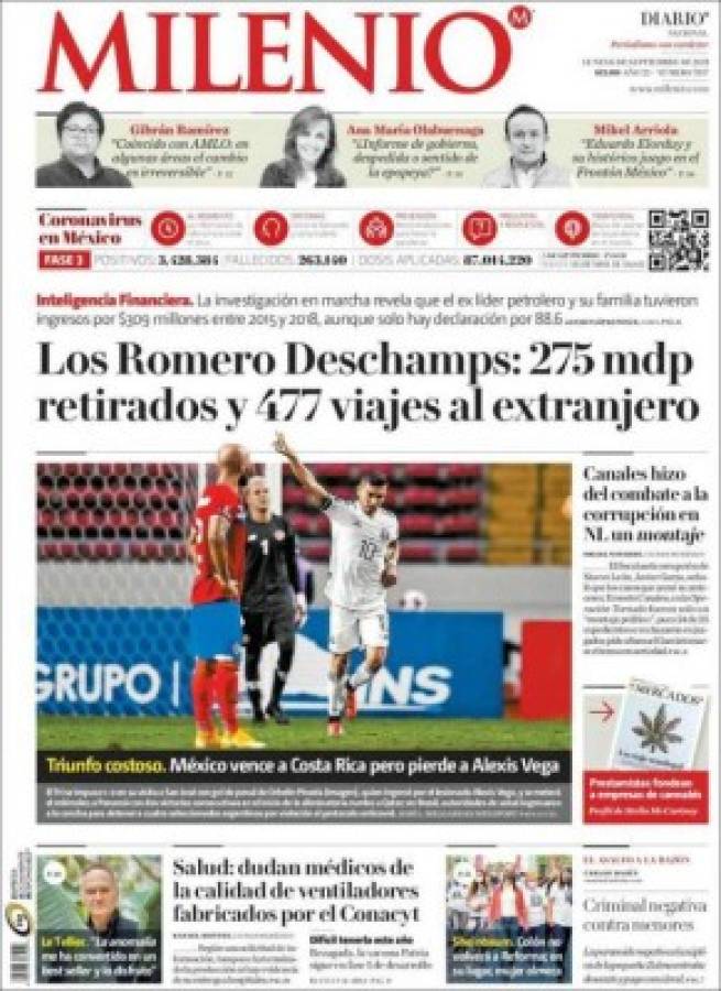 'Punto amargo', 'Poca magia', 'Panamá ilusiona', 'decepción tica': las portadas de los diarios en Concacaf