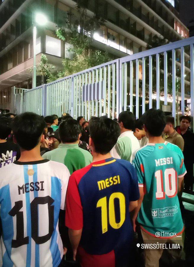Messi desata locura en Perú: cientos de aficionados esperaron al 10 del Inter Miami; ¿su guardaespaldas presente?
