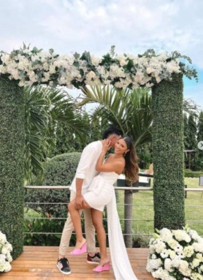 Mauricio Dubón: las fotografías imperdibles de una boda eclesiástica junto al 'jonrón' de su vida