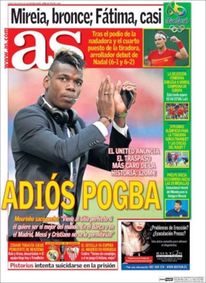 PORTADAS: Esto amaneció diciendo la prensa deportiva en el mundo