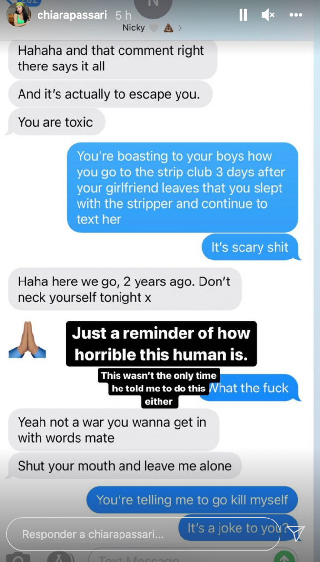 Así es la rubia con la que Kyrgios engañó a su novia y ella filtra los violentos mensajes que recibía del tenista