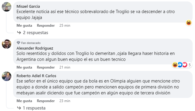 ¡Estallan las redes! Afición de Independiente duda de Troglio, temen “descender” y un número de olimpistas responde