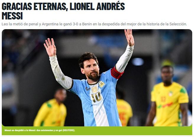 Periodista ataca a Messi y esto dice la prensa: Gracias por todo D10S