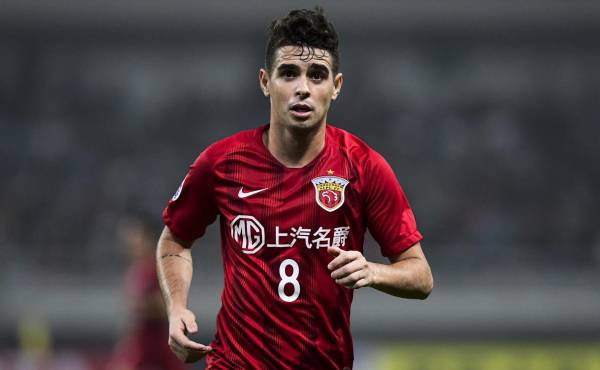 Óscar tiene 30 años y juega desde el 2017 en el balompié chino tras salir del Chelsea.