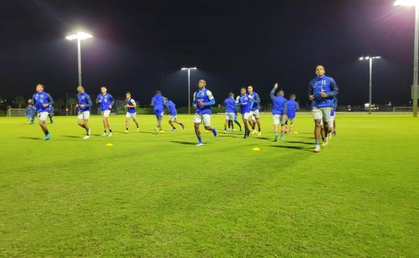 Selección de Honduras realizó su último entrenamiento para enfrentar el amistoso ante Colombia