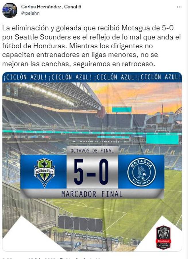 Señalan los culpables: La reacción de la prensa ante la pésima imagen que dejó Motagua al ser eliminado de la Concachampions