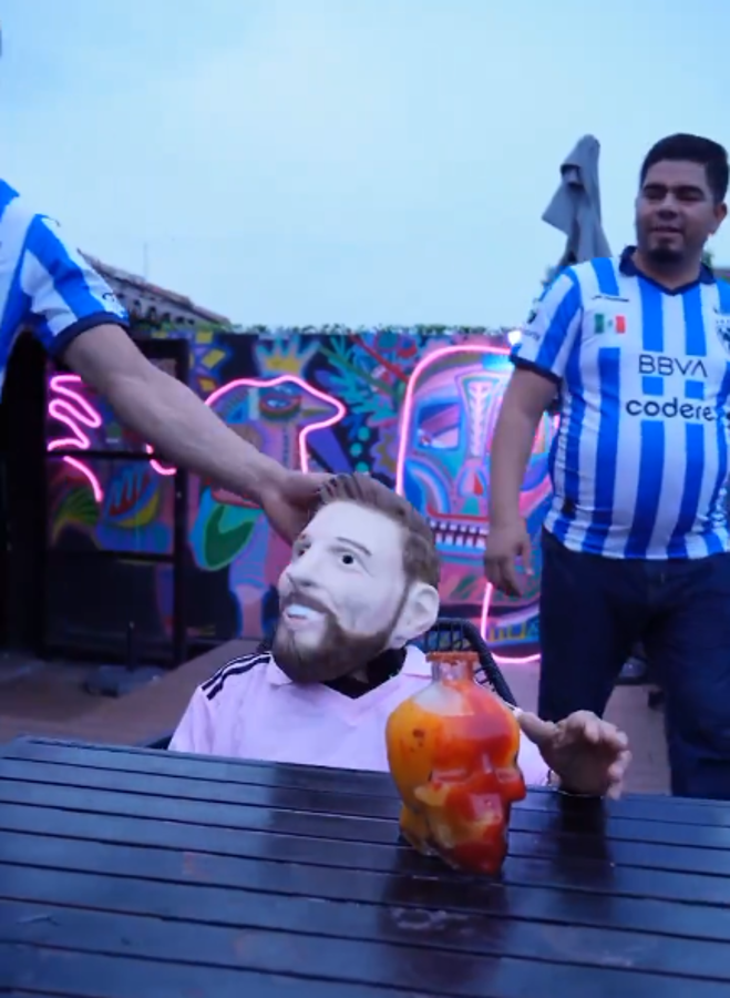 Afición de Rayados golpea a “Messi”, Beckham es captado en Monterrey y fuerte advertencia para el juego ante Inter Miami